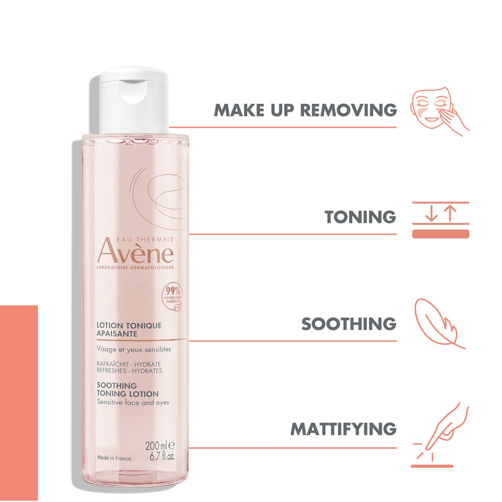 Avène Soothing Toning Lotion 200ml — application technique
