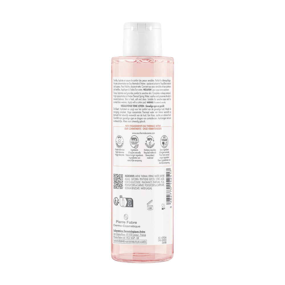 Avène Soothing Toning Lotion 200ml — packaging detail