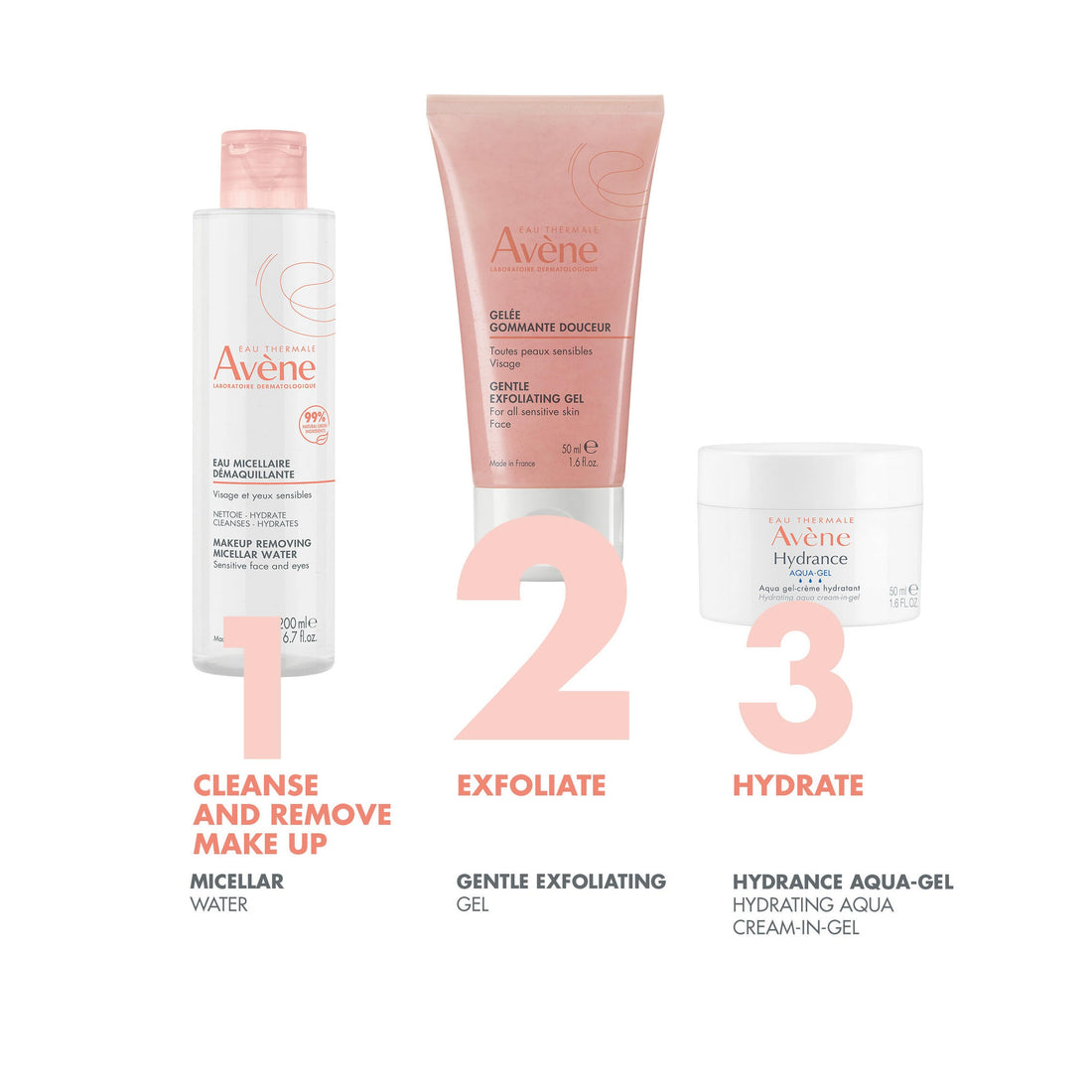 Avène Gentle Exfoliating Gel 50ml — application technique