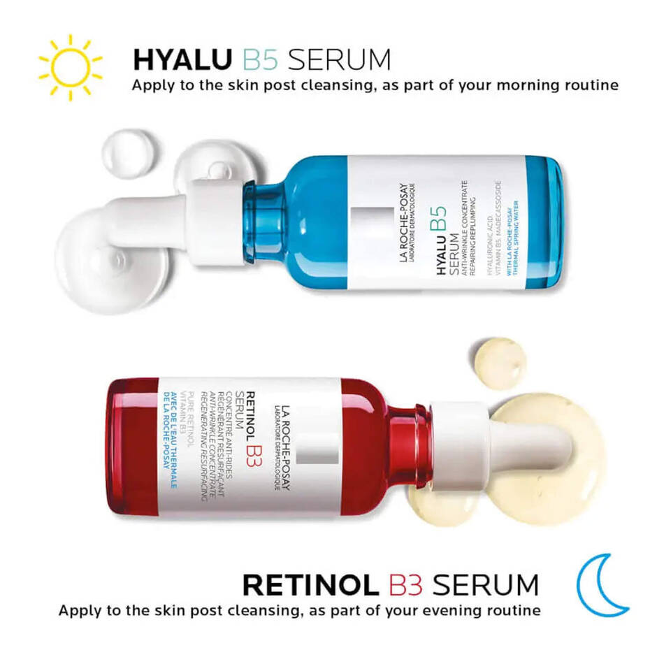 La Roche-Posay Retinol B3 Anti-wrinkle Anti-Ageing Serum With Retinol And Vitamin B3 Suitable For Sensitive Skin 30ml