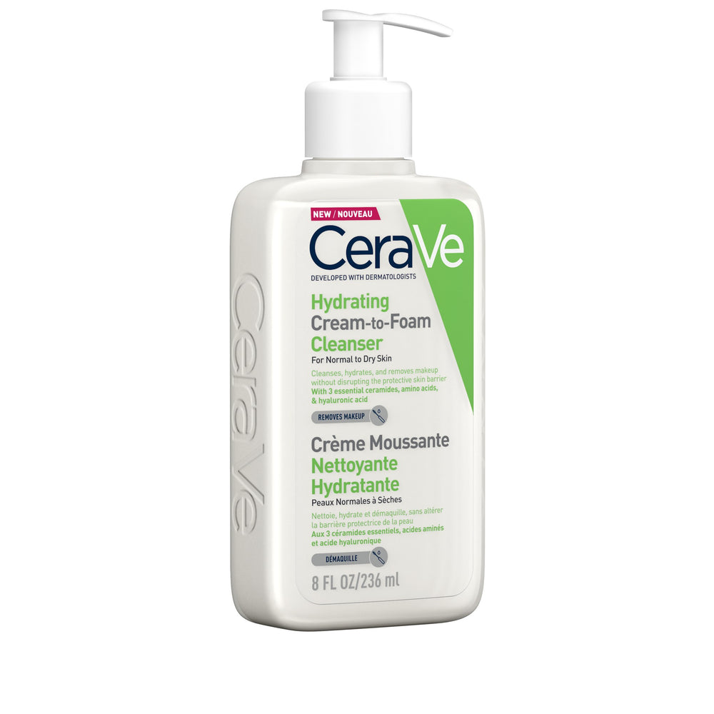 CeraVe Hydrating Cream-to-Foam Cleanser 236ml