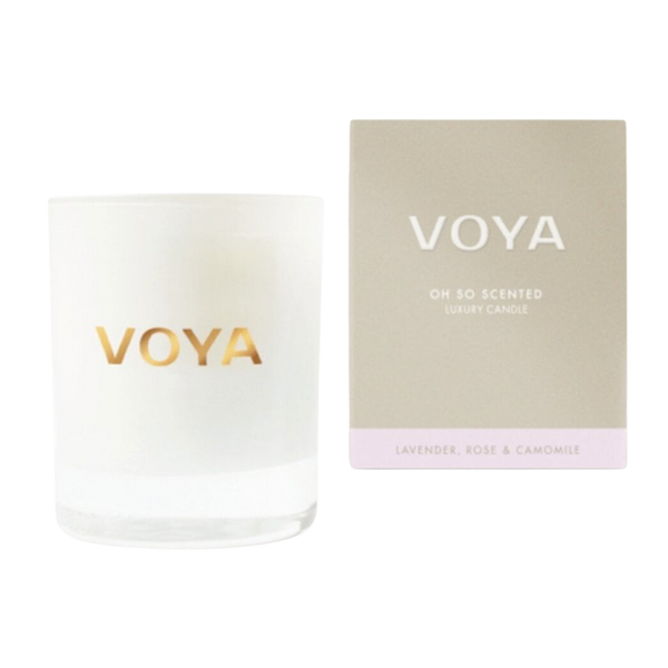 VOYA Oh So Scented Candle Lavender Rose and Chamomile