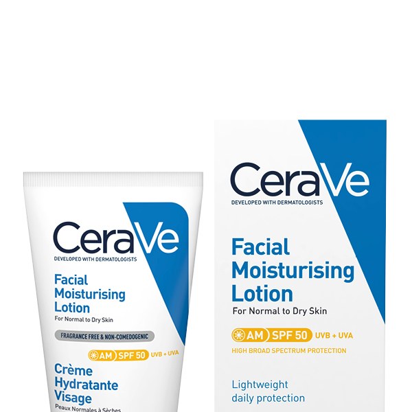CeraVe AM Facial Moisturising Lotion SPF 50 52ml