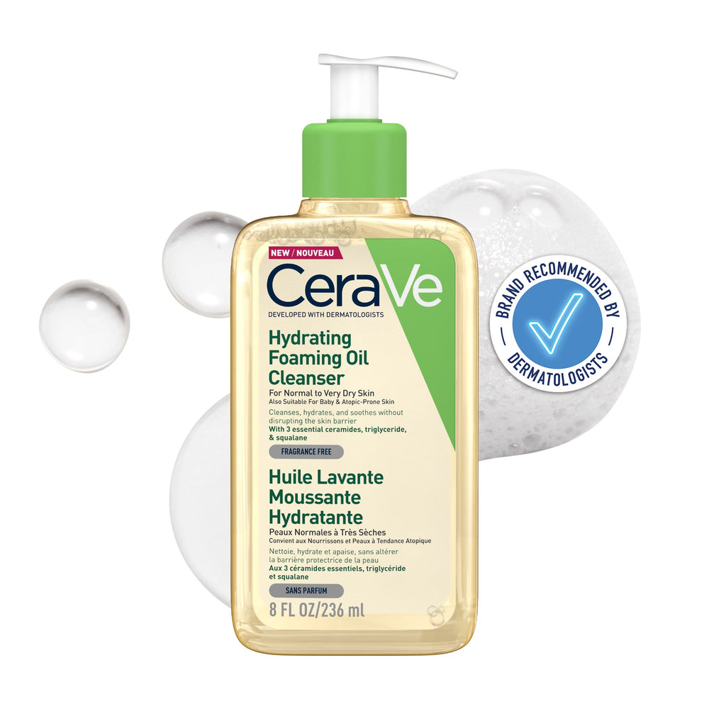 CeraVe Hydrating Foaming Oil Cleanser 236ml Squalane