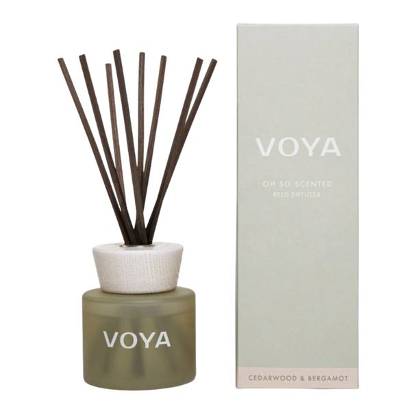 VOYA Oh So Scented Reed Diffuser Cedarwood & Bergamot 100ml