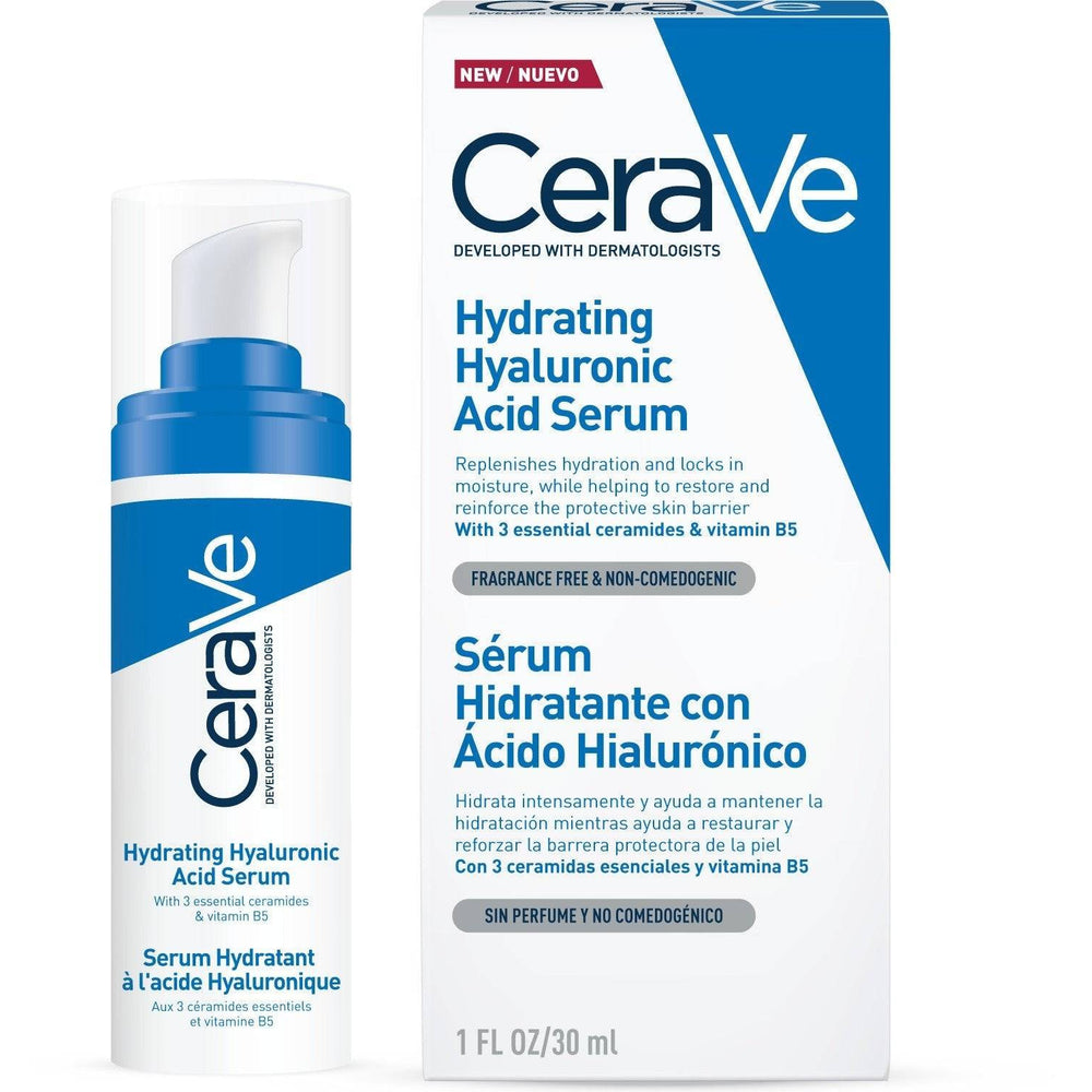 theskinbay.co.uk CeraVe Hyaluronic Acid Serum 30ml CeraVe Acne/Blemish Prone Dry/Dehydrated Skin Hyaluronic Acid Normal Skin Oily Skin Sensitive skin Skincare Teenage Skin