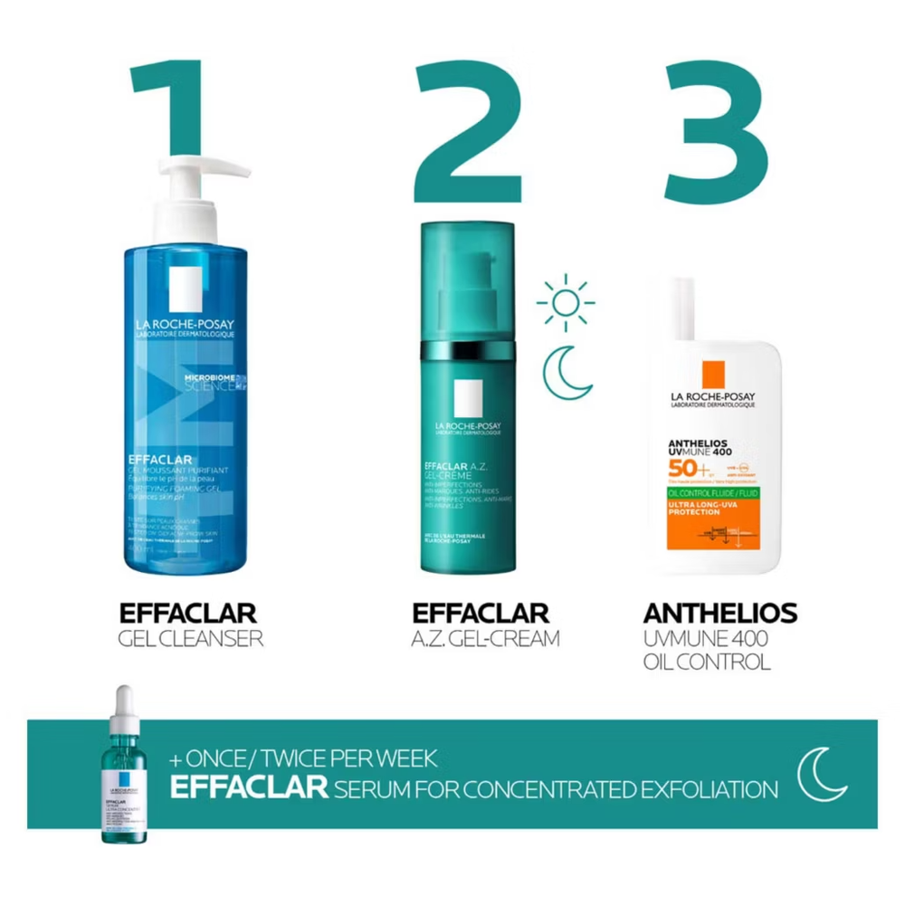 La Roche-Posay Effaclar A.Z. Gel Cream 40ml Cleanser & Toner