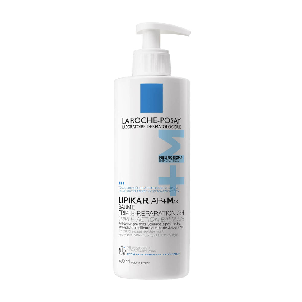 La Roche-Posay Lipikar Baume AP+MAX Triple-Action Balm for Ultra-Dry, Eczema-Prone Skin 400ml