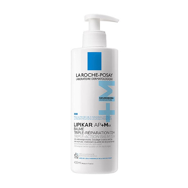 La Roche-Posay Lipikar Baume AP+MAX Triple-Action Balm for Ultra-Dry, Eczema-Prone Skin 400ml