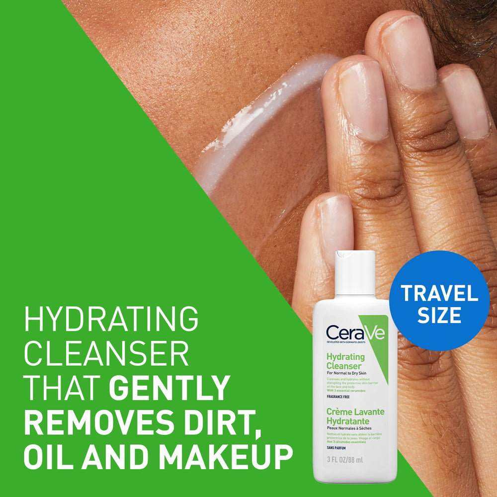 CeraVe Travel Size Hydrating Cleanser 88ml
