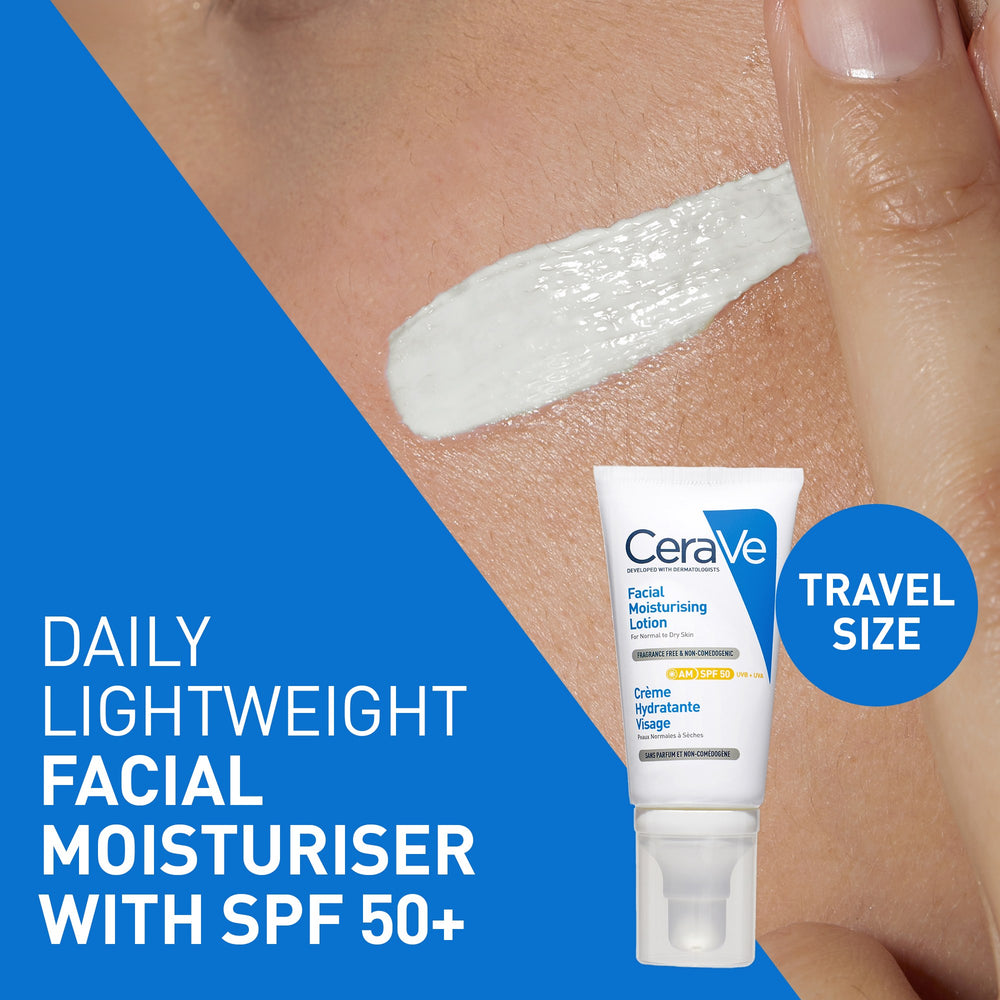 CeraVe AM Facial Moisturising Lotion SPF 50 52ml