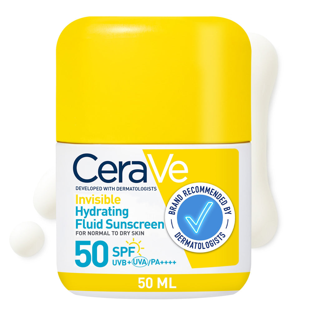 CeraVe Invisible Hydrating Fluid Sunscreen SPF 50 50ml