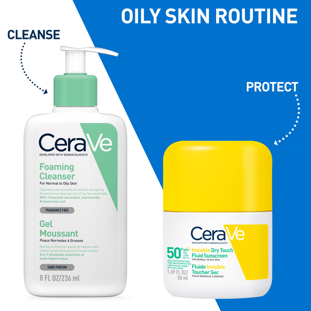 CeraVe Invisible Dry Touch Fluid Sunscreen SPF 50 50ml