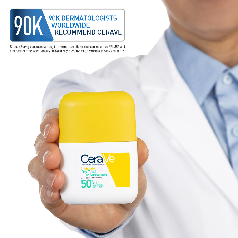 CeraVe Invisible Dry Touch Fluid Sunscreen SPF 50 50ml