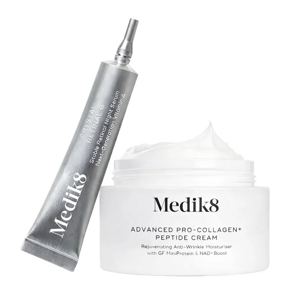 Medik8 Advanced Pro-Collagen+ Peptide Cream 50ml + Free Crystal Retinal 6 4ml Bundle
