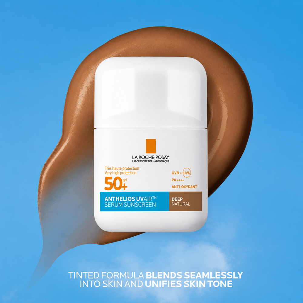 La Roche-Posay Anthelios UVAir Serum Sunscreen SPF50+ Deep 50ml