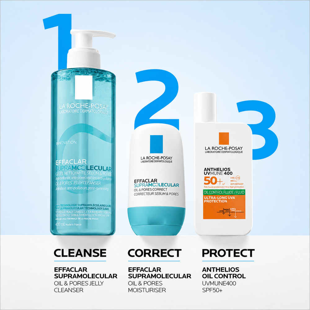 La Roche-Posay Effaclar Supramolecular Face Jelly Cleanser 400ml