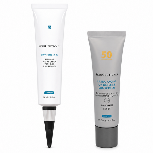 SkinCeuticals Retinol 0.3 30ml + SkinCeuticals Ultra Facial UV Defense SPF 50 30ml Bundle