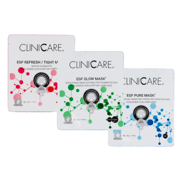 ClinicCare EGF Refresh Glow + Pure Mask Bundle
