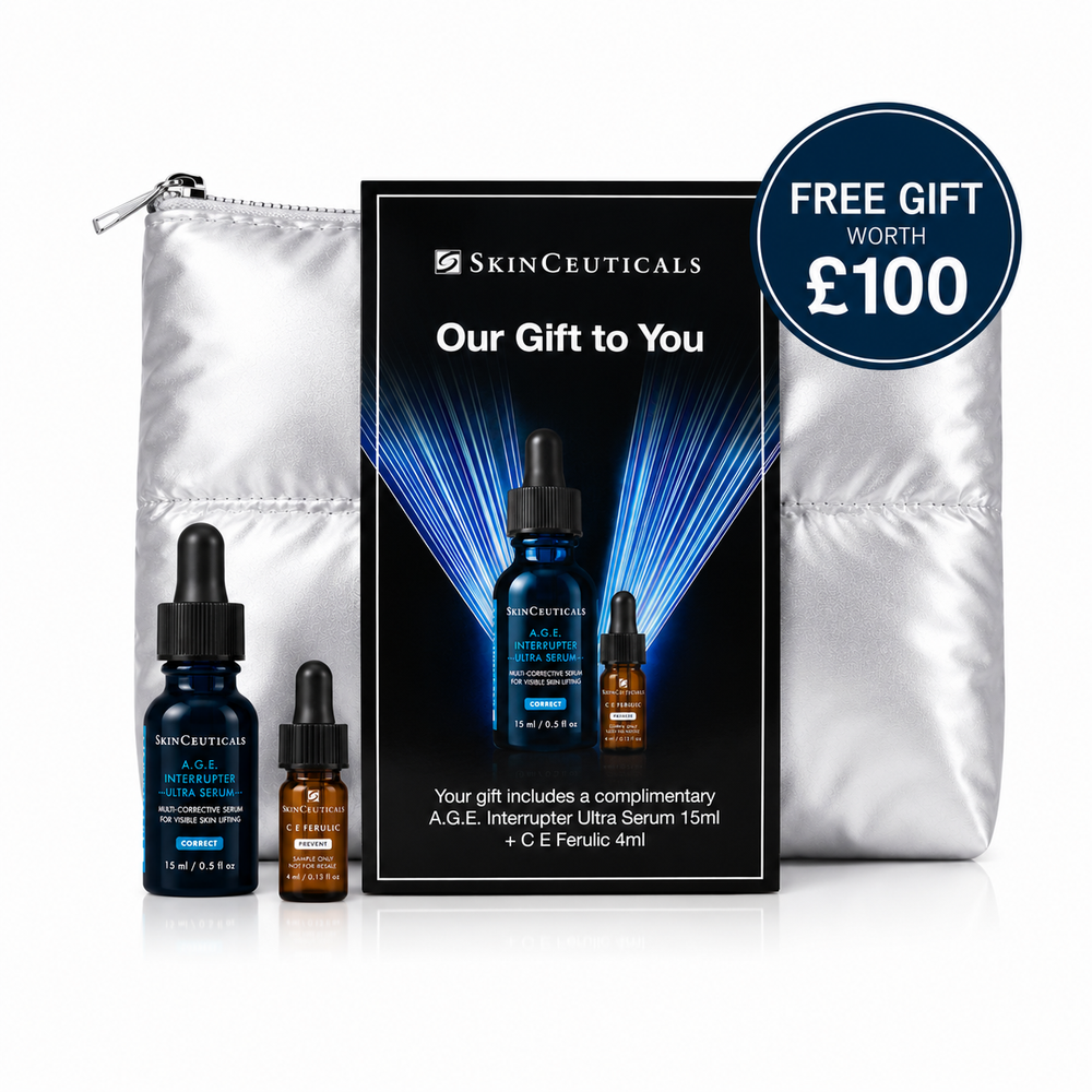 SkinCeuticals A.G.E Interrupter Advanced 48ml + A.G.E Interrupter Ultra Serum 30ml Bundle + Free Gift