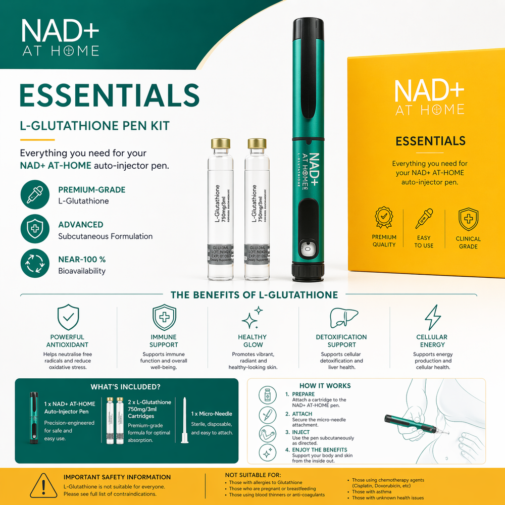 Nad+ At Home L-Glutathione Pen Kit