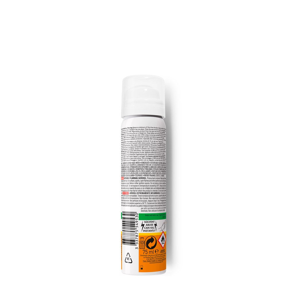La Roche-Posay Anthelios Invisible Anti-Shine Mist Sunscreen SPF50 75ml