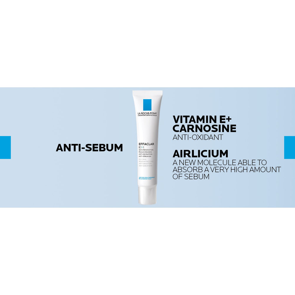 La Roche-Posay Effaclar K+ Mattifying Moisturiser 40ml