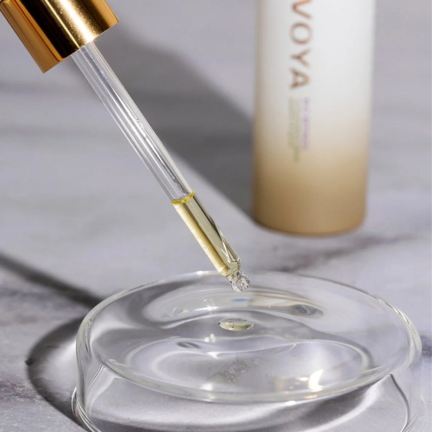 VOYA Bio Retinol Concentrate Serum 30 ml skincare product with dropper on a light background
