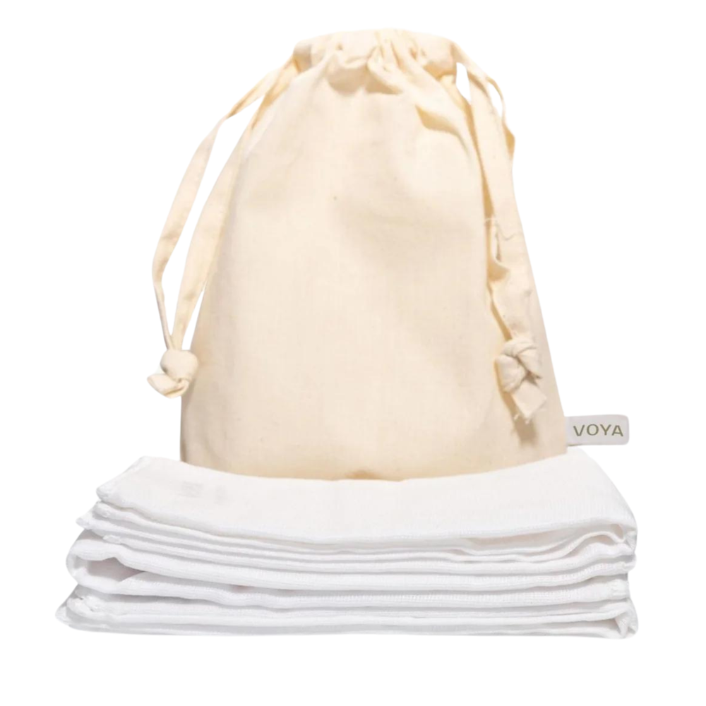 organic face cloths 3 in a bag Voya