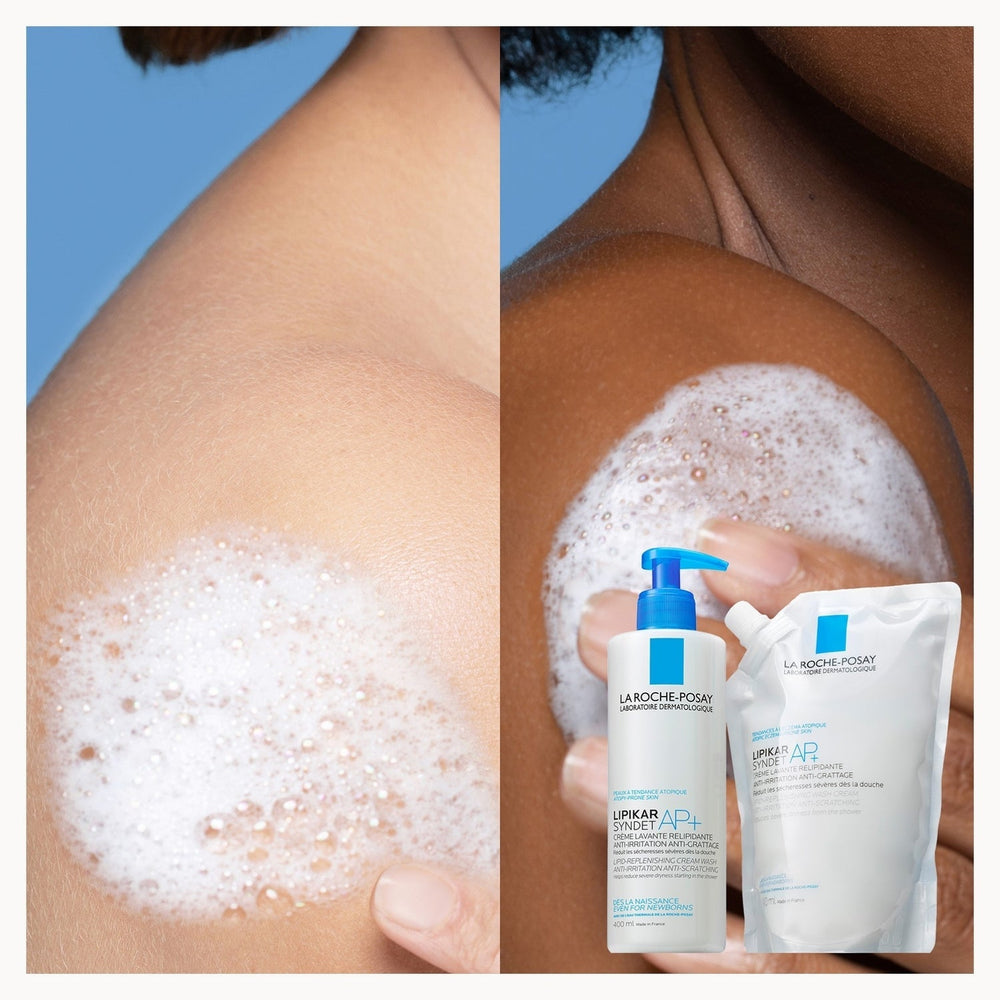 La Roche-Posay Lipikar Syndet AP+ Lipid-Replenishing Cream Wash Refill Pouch 400ml