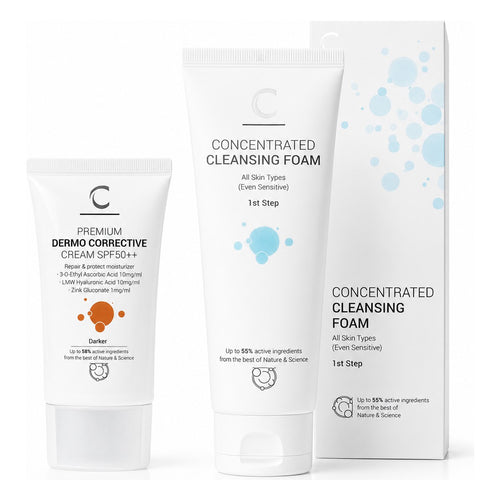 ClinicCare Dermo Corrective Darker 35ml + Concentrated Cleansing Foam 100ml Bundle