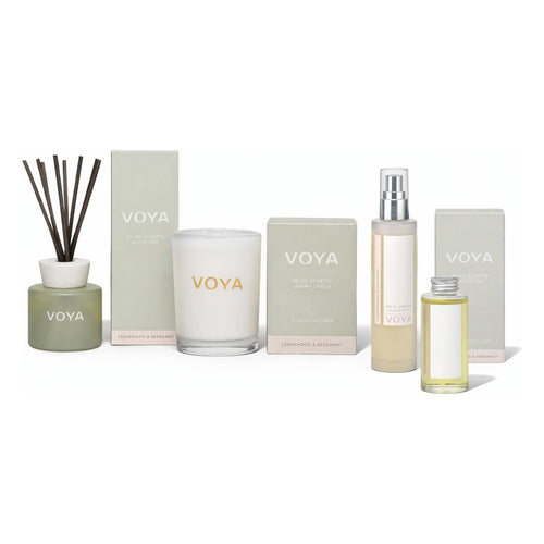 Voya Cederwood & Bergamot Home Fragrance Bundle
