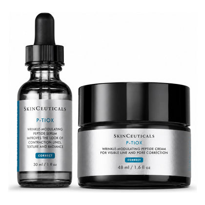 SkinCeuticals P-TIOX Serum 30ml + P-TIOX Cream 48ml Anti-Wrinkle Bundle