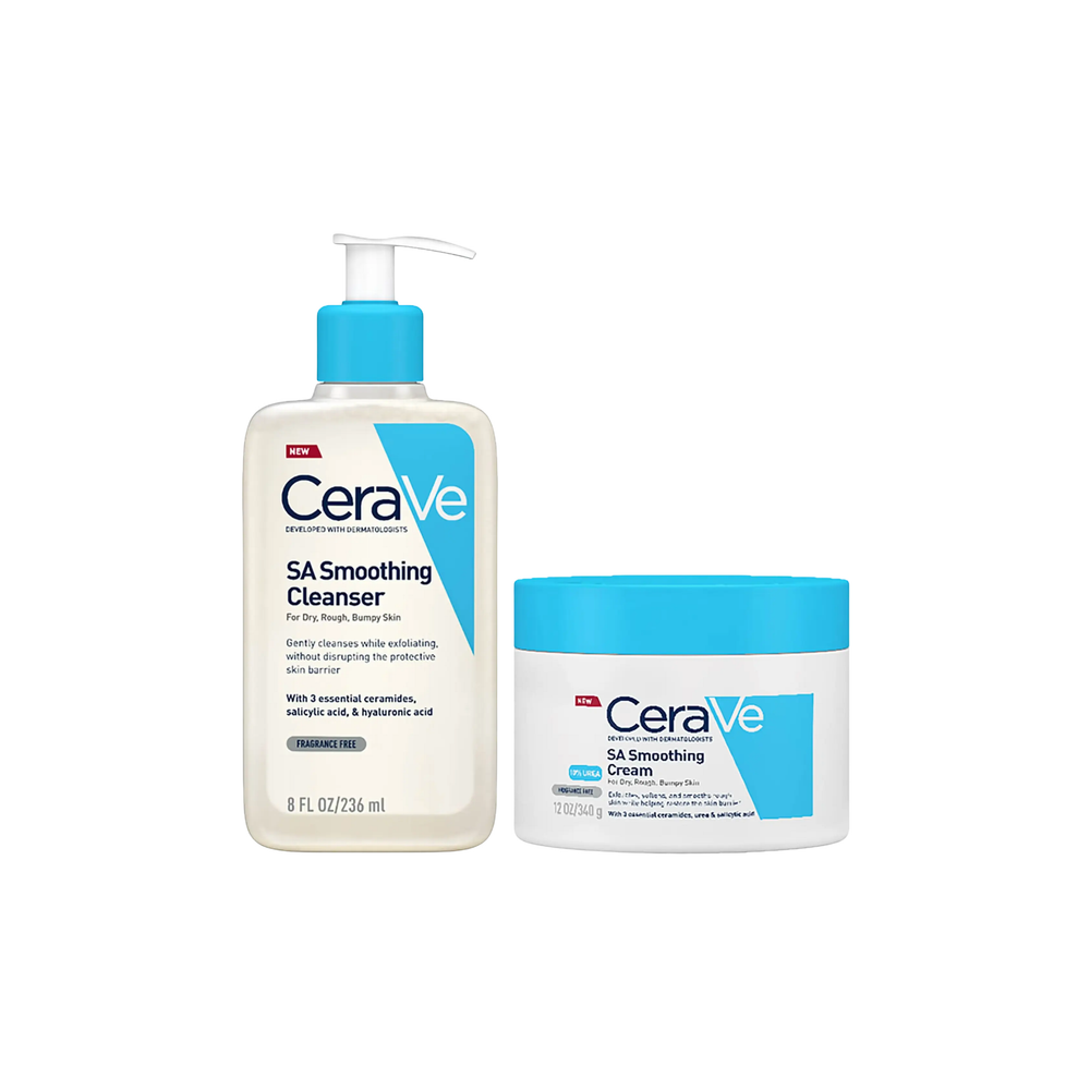 Cerave Bundle SA Cleanser + SSA Smoothing Cream