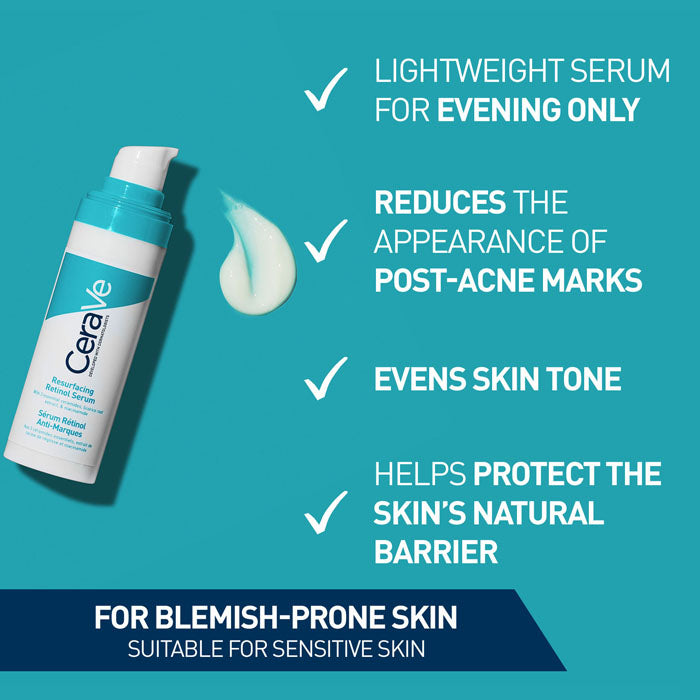 CeraVe Resurfacing Retinol Serum 30ml – texture view