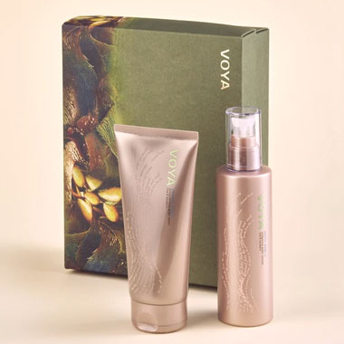 VOYA GIFT SET FOR BODY SOFTLY DOES IT, SQUEAKY CLEAN 2 x 200ml