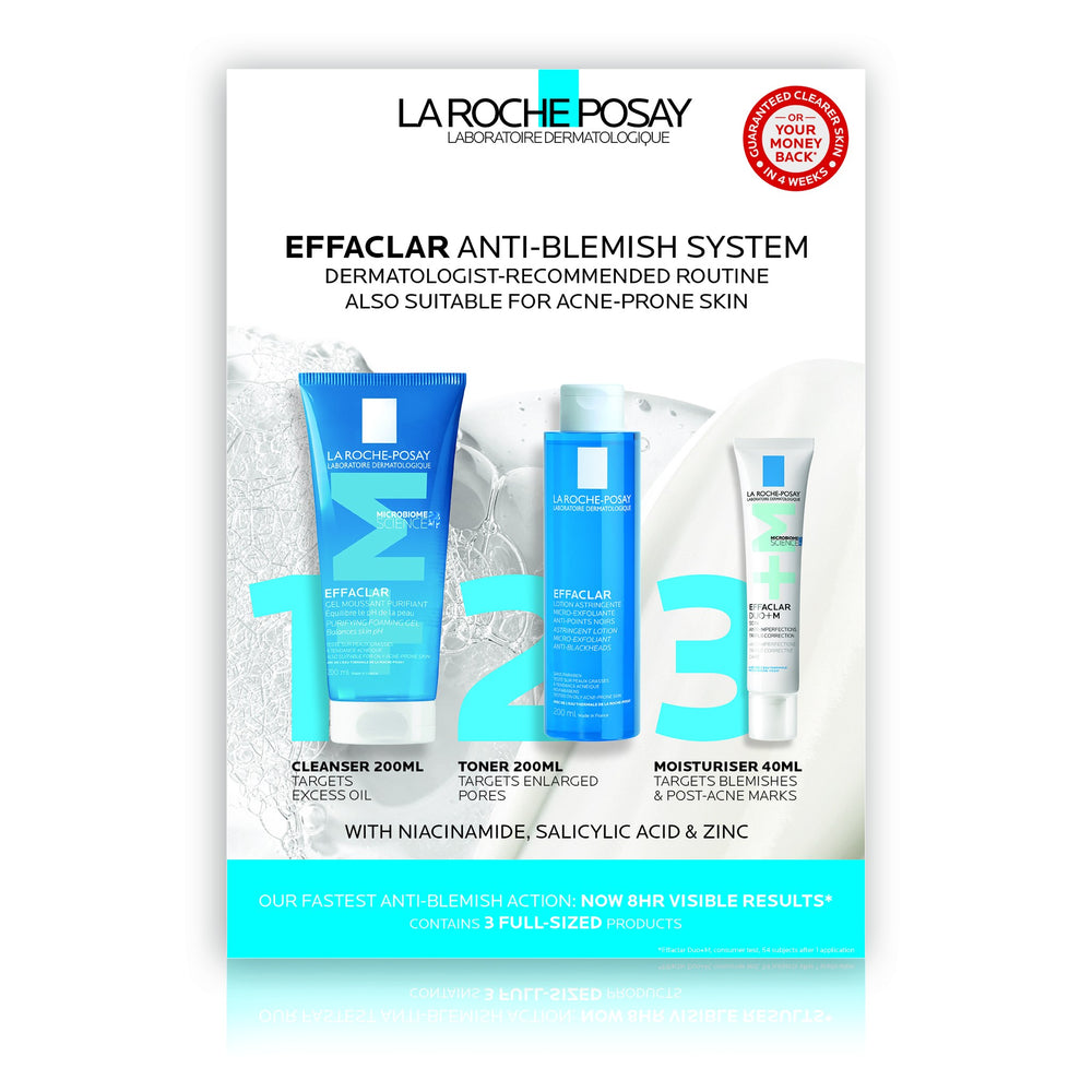 La Roche-Posay Effaclar 3-Step Anti-Blemish System Kit