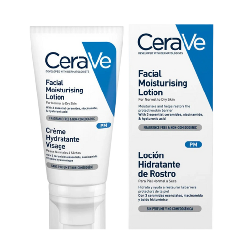 CeraVe PM Facial Moisturising Lotion Twin Pack 2 x 52ml