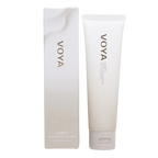 Voya Clarity MultiActive Cleanser, white tube packaging with flip cap