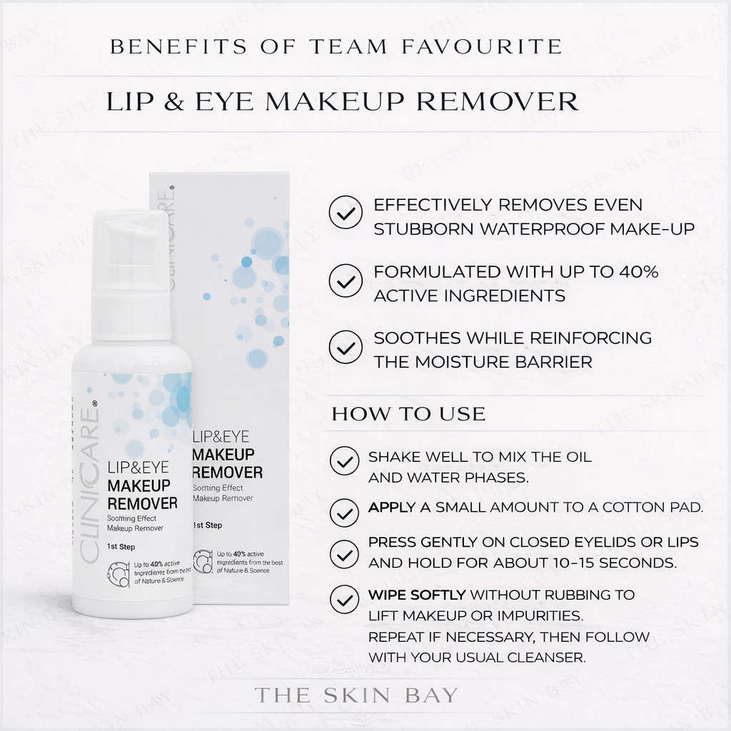 ClinicCare Lip & Eye Make-Up Remover 100ml ClinicCare
