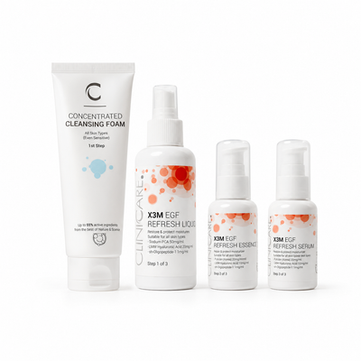 ClinicCare Refresh Bundle + Concentrated Cleansing Foam 100ml