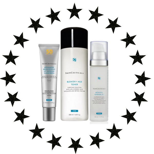 Skinceuticals Metacell Renewal B3 50ml + Brightening UV Defense SPF 30 30ml + Blemish + Age Toner 200ml Bundle