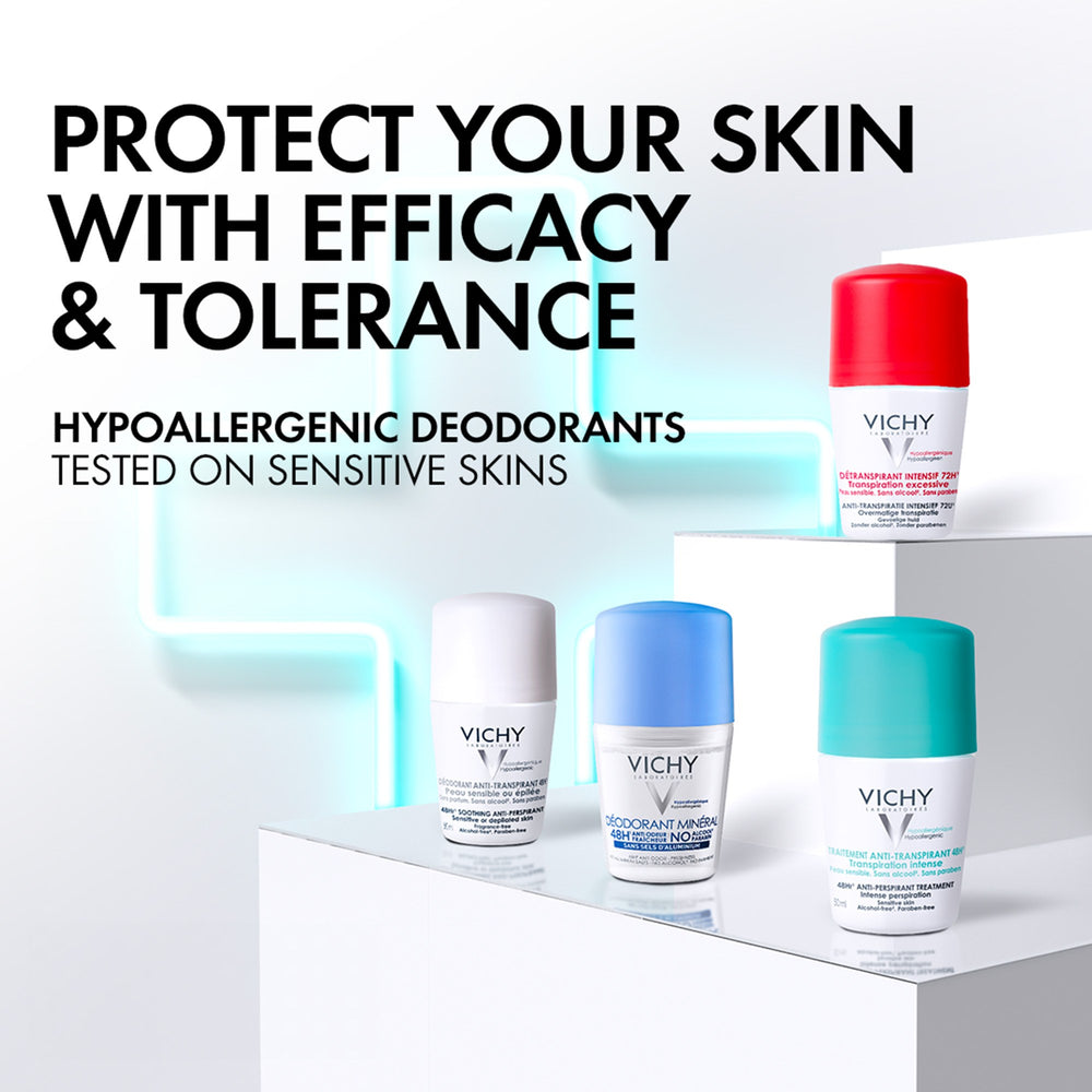 Vichy Deodorant Roll-On 48H No Marks 50ml