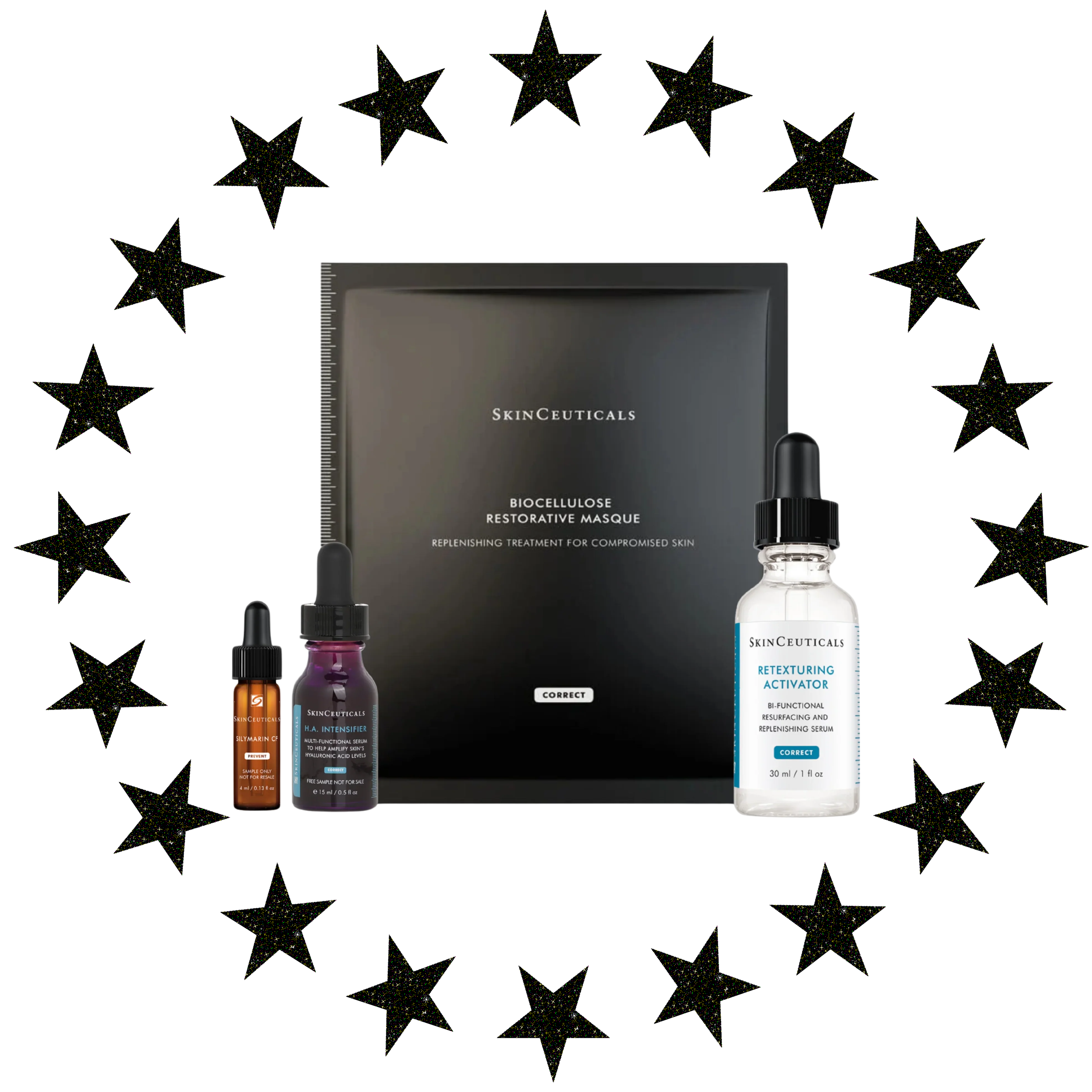 Skinceuticals Skin Barrier Strengthening Bundle, Biocellulose Mask + Retexurising Activator 30ml