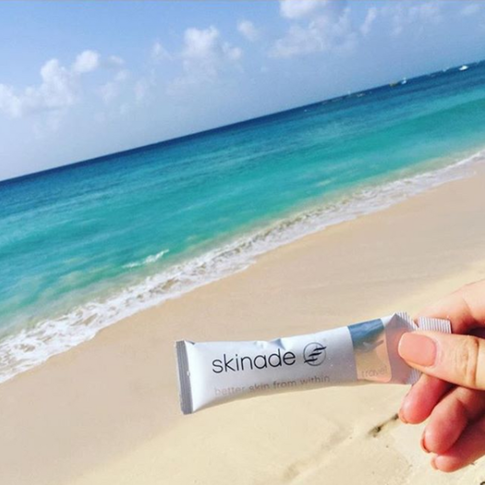 Skinade 30 Day Frequent Flyer Edition 10 x 150ml bottles20 x 15ml sachets