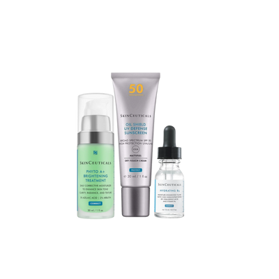 Skinceuticals Oily Skin Bundle, Oil Shield SPF 50 30ml + Blemish + Age Defense 15ml + Phyto A+ 30ml