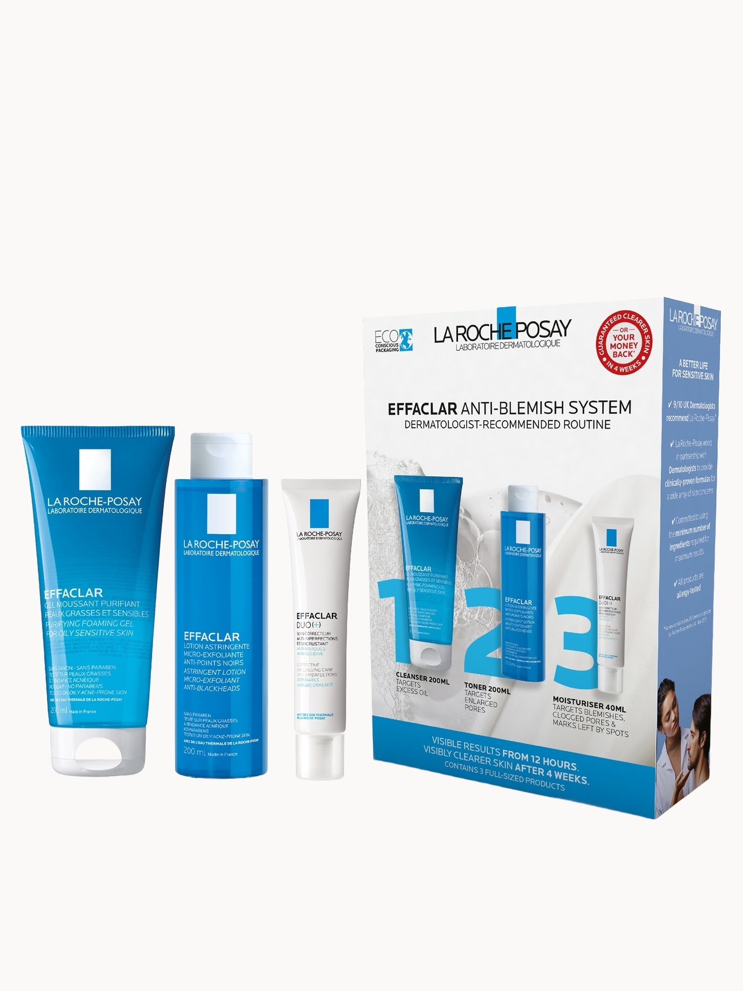 La Roche-Posay Effaclar 3-Step Anti-Blemish System Kit