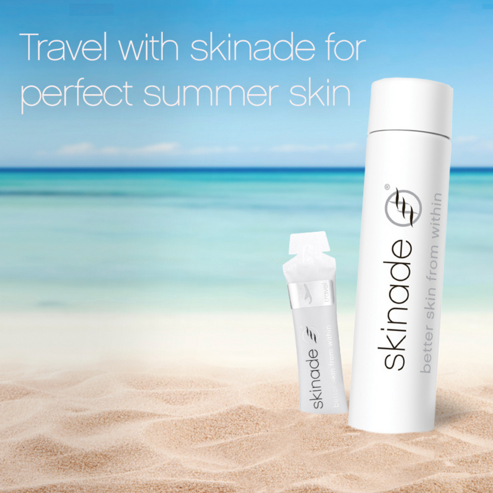 Skinade 30 Day Frequent Flyer Edition 10 x 150ml bottles20 x 15ml sachets