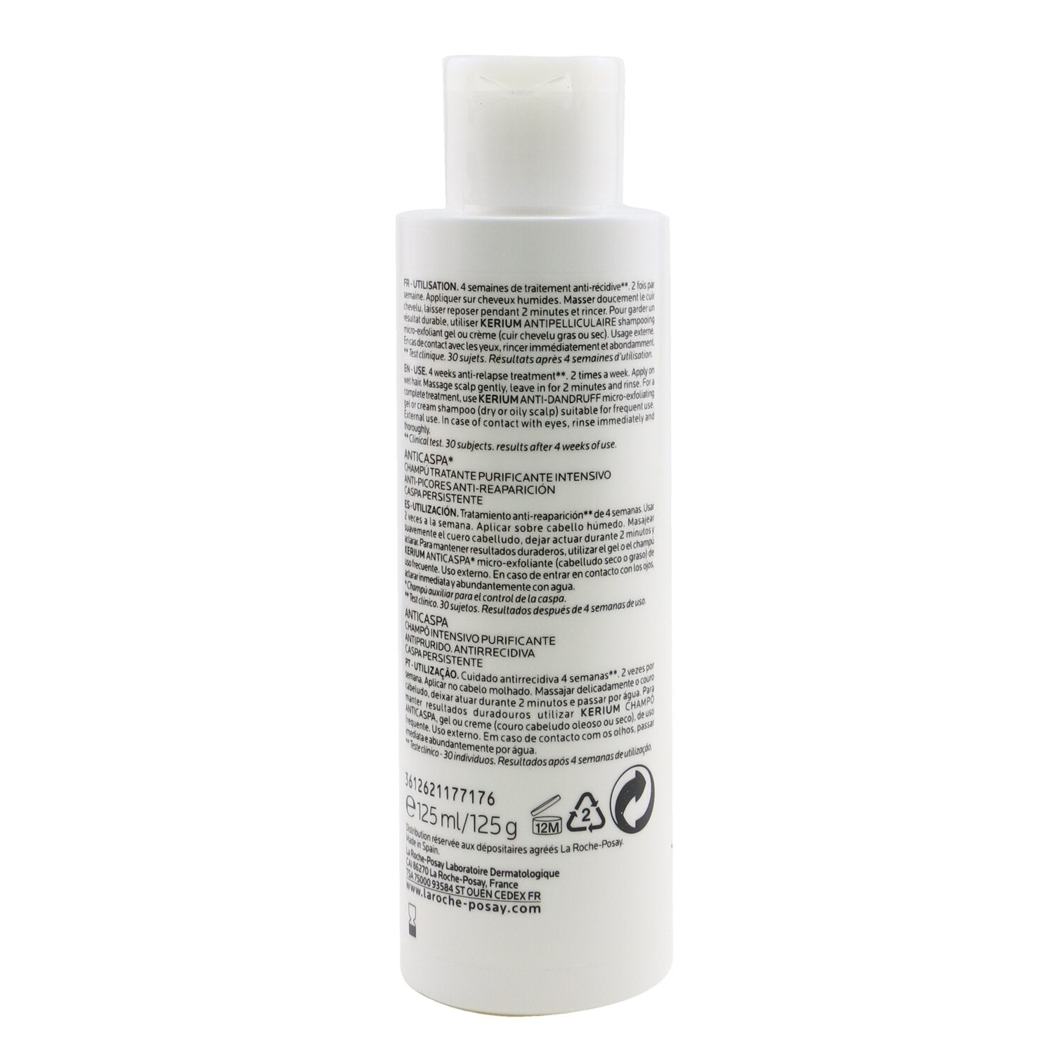 La Roche-Posay Kerium DS Anti-Dandruff Cream Shampoo 125ml