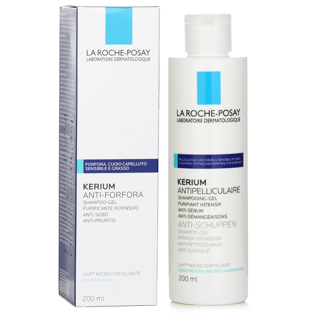 La Roche-Posay Kerium Oily Dandruff Gel Shampoo 200ml